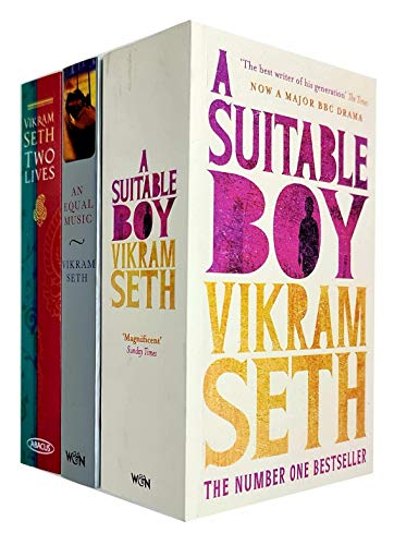 Vikram Seth Collection 3 Books Set (A Suitable Boy, An Equal Music, Two Lives)