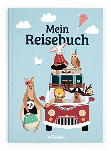 Mein Reisebuch: Ein Ferienbuch für Kinder zum Malen, Schreiben, Basteln und Rätseln. Ein Buch für unterwegs.