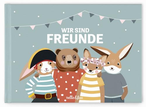 Wir sind Freunde: Ein Freundebuch für Kinder im Kindergarten und in der Grundschule. Ein Freundschaftsbuch für Mädchen und Jungen zum Malen und Schreiben. Schulfreundebuch zum Ausfüllen. von NOVA MD