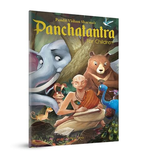 Pandit Vishnu Sharma's Panchatantra for Children: Illustrated Stories Black and White (Classic Tales from India) von Prakash Books