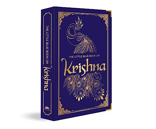 The Little Blue Book on Krishna: Deluxe Silk Hardbound von PRAKASH