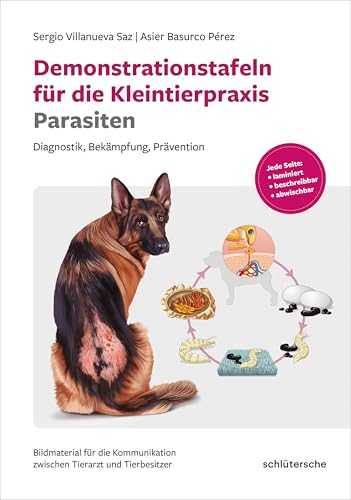 Demonstrationstafeln für die Kleintierpraxis Parasiten: Diagnostik, Bekämpfung, Prävention. Bildmaterial für die Kommunikation zwischen Tierarzt und ... Seite: laminiert, beschreibbar, abwischbar Demonstrationstafeln für die Kleintierpraxis Parasiten: Diagnostik, Bekämpfung, Prävention. Bildmaterial für die Kommunikation zwischen Tierarzt und ... Seite: laminiert, beschreibbar, abwischbar