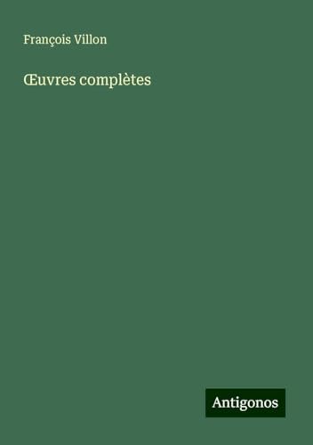 ¿uvres complètes von Antigonos Verlag