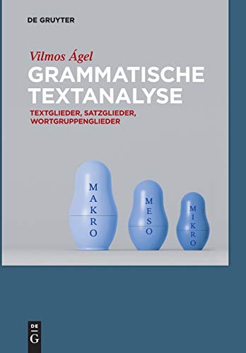 Grammatische Textanalyse: Textglieder, Satzglieder, Wortgruppenglieder