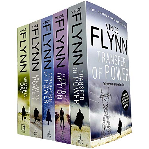 A Mitch Rapp Novel Series 5 Books Collection Set By Vince Flynn (Transfer Of Power, The Third Option, Separation of Power, Executive Power, Memorial Day)