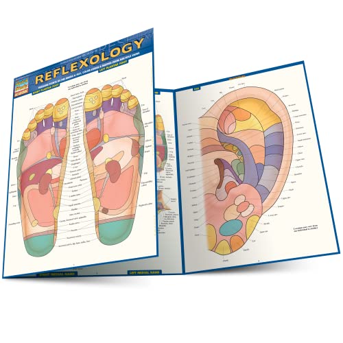 Reflexology: Pressure Points of the Hands & Feet, Color-coded & Mapped from Multiple Views (Quick Study Academic)