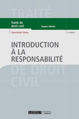 Introduction à la responsabilité (2019) von LGDJ