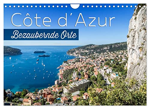 CÔTE D’AZUR Bezaubernde Orte (Wandkalender 2023 DIN A4 quer): Impressionen aus Südfrankreich und Monaco (Monatskalender, 14 Seiten ) (CALVENDO Orte)