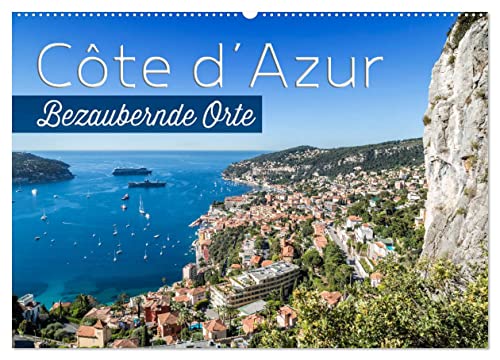 CÔTE D’AZUR Bezaubernde Orte (Wandkalender 2025 DIN A2 quer), CALVENDO Monatskalender von CALVENDO
