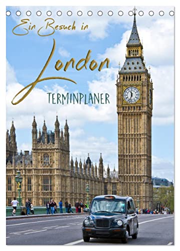 Ein Besuch in London/Terminplaner (Tischkalender 2024 DIN A5 hoch), CALVENDO Monatskalender