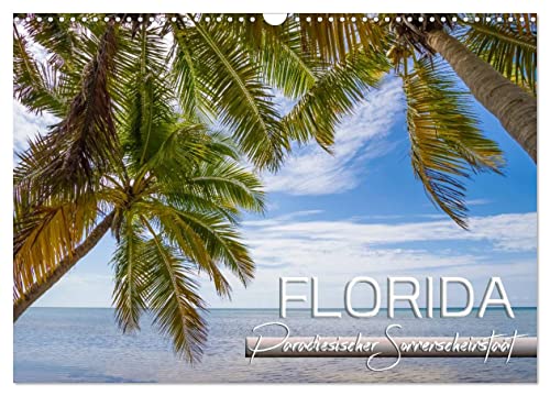 FLORIDA Paradiesischer Sonnenscheinstaat (Wandkalender 2025 DIN A3 quer), CALVENDO Monatskalender von CALVENDO