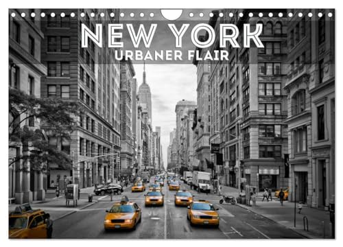 NEW YORK Urbaner Flair (Wandkalender 2025 DIN A4 quer), CALVENDO Monatskalender: Typisches aus Manhattan und Brooklyn von Calvendo
