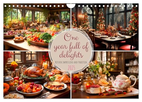 One year full of delights (Wall Calendar 2025 DIN A4 Landscape), CALVENDO 12 Month Wall Calendar von CALVENDO