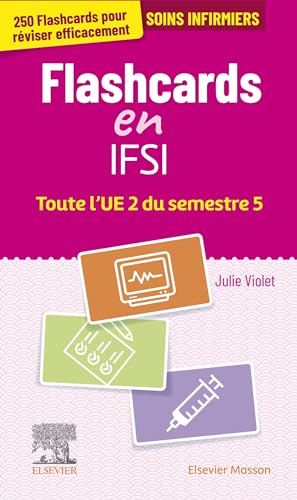 Flashcards IFSI. Toute l'UE 2 du semestre 5: Entrainement intensif von Elsevier Masson