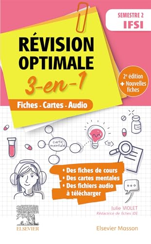 Révision optimale 3 en 1 _ Semestre 2 IFSI: Fiches-Cartes-Audio Révision optimale 3 en 1 _ Semestre 2 IFSI: Fiches-Cartes-Audio von Elsevier Masson