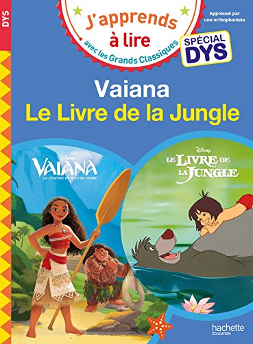 J'apprends a lire avec les grands classiques Disney: Vaiana/Le livre de la jun von Hachette
