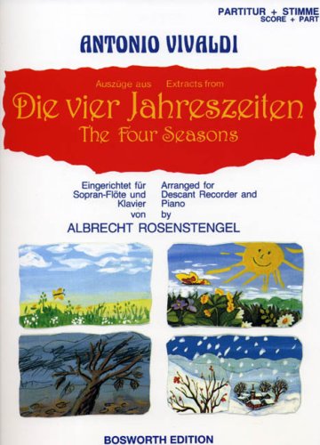 4 Jahreszeiten. Sopranblockflöte, Klavier 4 Jahreszeiten. Sopranblockflöte, Klavier