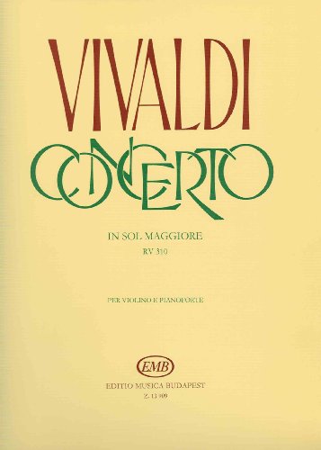 Concerto in sol maggiore per violino e pianoforte RV 310 Op. 3, No. 3