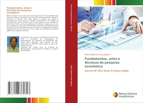Fundamentos, artes e têcnicas de pesquisa econômica: Uso do HP-12C, Excel, E-views e Stata von Novas Edições Acadêmicas