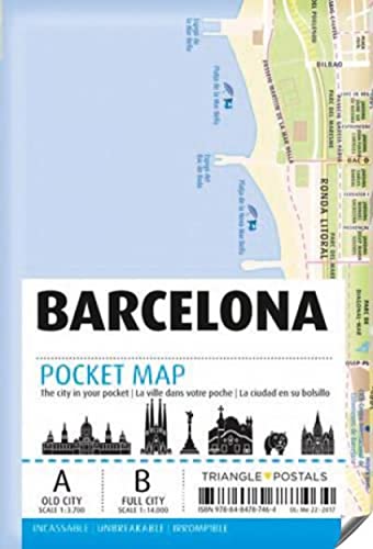 Barcelona, pocket Map: Pocket Map von TRIANGLE BOOKS