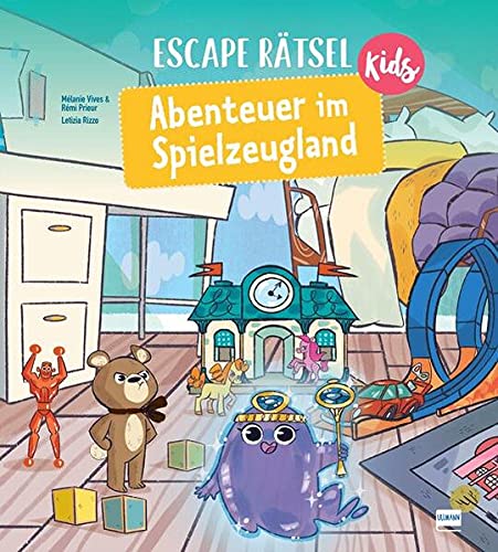Escape Rätsel Kids - Abenteuer im Spielzeugland: Bunte, detailreiche Rätsel und Knobeleien für Kinder ab 7 Jahren