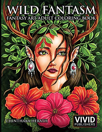 Wild Fantasm - Fantasy Art Adult Coloring Book