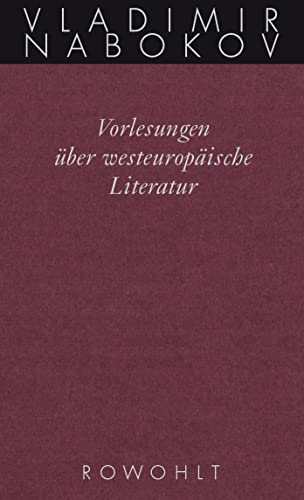 Vorlesungen über westeuropäische Literatur