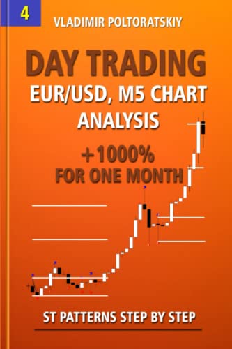 Day Trading EUR/USD, M5 Chart Analysis +1000% for One Month ST Patterns Step by Step (Forex Trading Strategies, Futures, CFD, Bitcoin, Stocks, Commodities, Band 4) von Independently Published