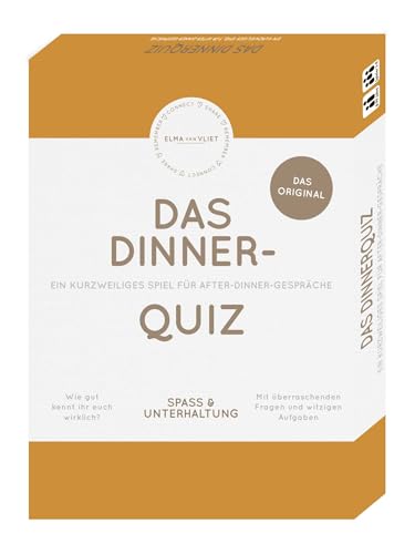 Erzähl mal! Das Dinnerquiz: Das Original. | Das Fragespiel für Freunde und Familie zum Thema Kochen und Essen | Schönes Mitbringsel zur Essenseinladung Erzähl mal! Das Dinnerquiz: Das Original. | Das Fragespiel für Freunde und Familie zum Thema Kochen und Essen | Schönes Mitbringsel zur Essenseinladung von Elma Van Vliet