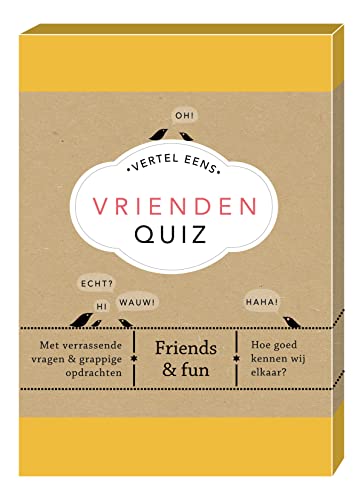 Vrienden Quiz: met verrassende vragen & grappige opdrachten: friends & fun (Vertel eens)
