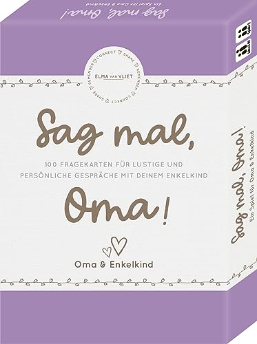 Elma van Vliet Sag mal, Oma!: Ein Spiel für Oma & Enkelkind - Das Fragespiel für tolle & besondere Momente mit deinem Enkelkind