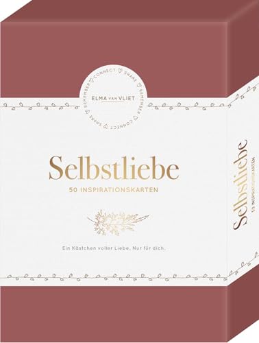 Elma van Vliet Selbstliebe - 50 Inspirationskarten: Glücklichmacher für den Alltag (Impulse und Denkanstöße für den Alltag)