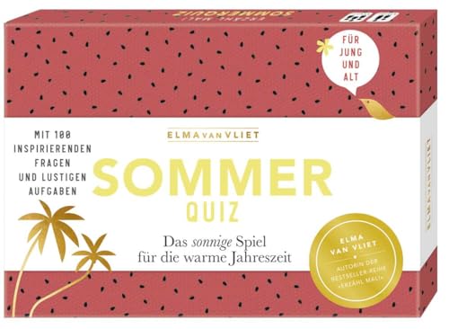 Elma van Vliet Erzähl mal! Sommerquiz: Das sonnige Spiel für die warme Jahreszeit. Mit 100 inspirierenden Fragen und lustigen Aufgaben