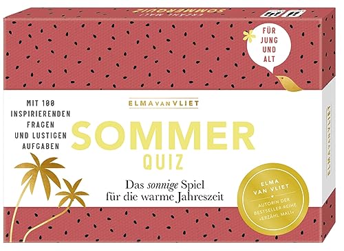 Elma van Vliet Erzähl mal! Sommerquiz: Das sonnige Spiel für die warme Jahreszeit. Mit 100 inspirierenden Fragen und lustigen Aufgaben