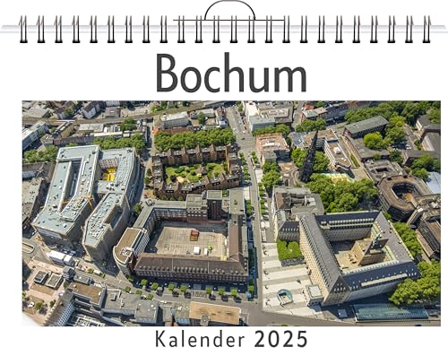 Bochum - (Wandkalender 2025, Kalender DIN A4 quer, Monatskalender im Querformat mit Kalendarium, das perfekte Geschenk) von FlipFlop