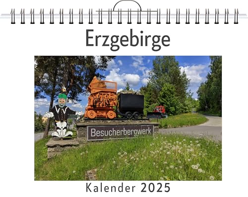 Erzgebirge - (Wandkalender 2025, Kalender DIN A4 quer, Monatskalender im Querformat mit Kalendarium, das perfekte Geschenk) von FlipFlop