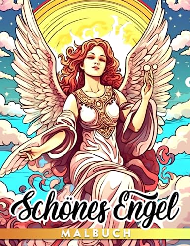 Schönes Engel-Malbuch: Genießen Sie Ausmalbilder von Engeln für Frauen und Mädchen, perfekt zum Verschenken zu jedem Anlass, großartig für Scherz- oder Wichtelgeschenke!