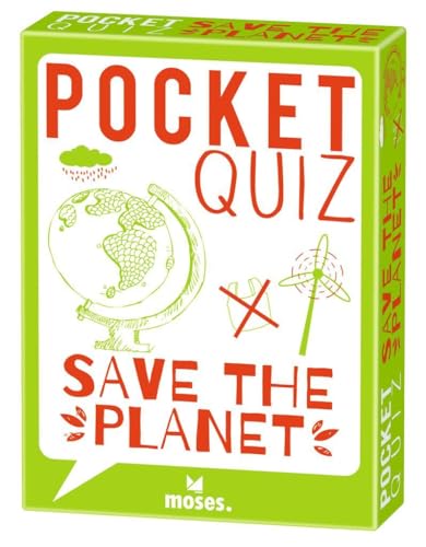 Moses. Pocket Quiz Save The Planet l 150 Rätsel - Fragen über den Schutz unserer Erde l Für Kinder ab 12 Jahren und Erwachsene von moses