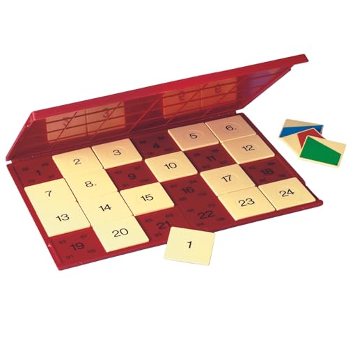 LÜK - Kontrollgerät mit 24 Aufgabenplättchen, 1 bis 2 Spieler, (klassik – 25,3 x 18,0 cm)