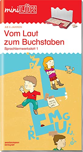 miniLÜK: Vom Laut zum Buchstaben: Sprachlernwerkstatt 1 - Vorübungen zum Lesenlernen für Kinder von 5 - 7 Jahren (Cover Bild kann abweichen)