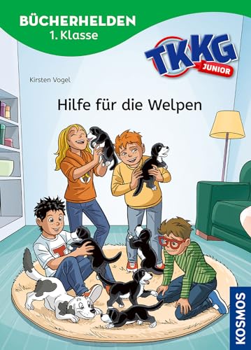 TKKG Junior, Bücherhelden 1. Klasse, Hilfe für die Welpen: Erstleser Kinder ab 6 Jahre von Kosmos