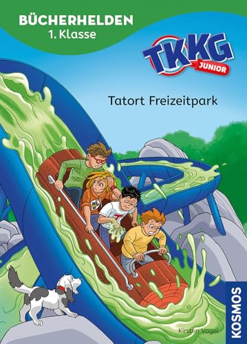 TKKG Junior, Bücherhelden 1. Klasse, Tatort Freizeitpark: Leicht lesen lernen - Kinderbuch für Erstleser ab 6 Jahren - Spannende Detektivgeschichten mit TKKG von Kosmos