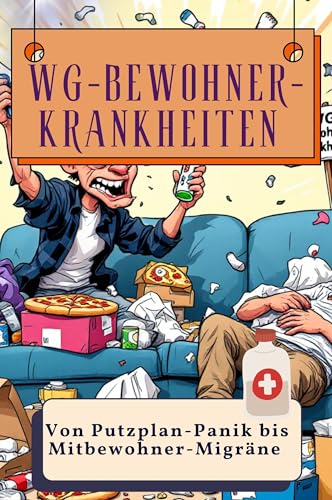 WG-Bewohner-Krankheiten - Genial lustiges Humorbuch - das perfekte Geschenk für Weihnachten und Geburtstag: Von Putzplan-Panik bis Mitbewohner-Migräne von FlipFlop