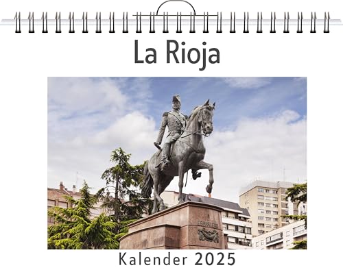 La Rioja - (Wandkalender 2025, Kalender DIN A4 quer, Monatskalender im Querformat mit Kalendarium, das perfekte Geschenk) von FlipFlop