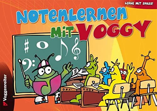 Notenlernen mit Voggy: Große Notensysteme für die Kleinsten zur musikalischen Früherziehung