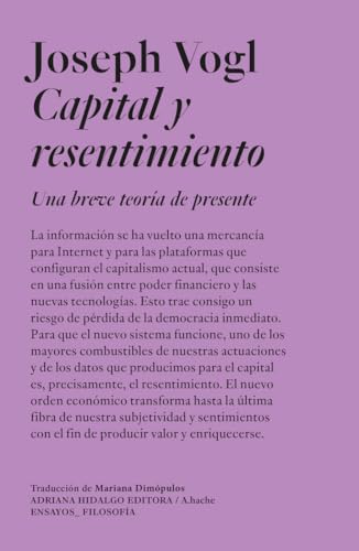 Capital y resentimiento von ADRIANA HIDALGO (AH) (UDL)