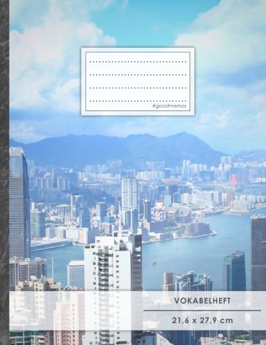 VOKABELHEFT DIN A4 • 50+ Seiten, Soft Cover, Register, 2 Spalten, Erfolgs-Tacker, "Chinesisch" • Original #GoodMemos Schulheft • Sprachen und Vokabeln leicht lernen, Lineatur 53 VOKABELHEFT DIN A4 • 50+ Seiten, Soft Cover, Register, 2 Spalten, Erfolgs-Tacker, "Chinesisch" • Original #GoodMemos Schulheft • Sprachen und Vokabeln leicht lernen, Lineatur 53
