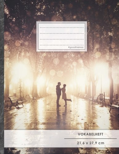 VOKABELHEFT DIN A4 • 50+ Seiten, Softcover, Register, Zweispaltig, Erfolgs-Tacker, "Romantisch" • Original #GoodMemos Schulheft • Fremdsprachen leicht lernen, Lineatur 53 VOKABELHEFT DIN A4 • 50+ Seiten, Softcover, Register, Zweispaltig, Erfolgs-Tacker, "Romantisch" • Original #GoodMemos Schulheft • Fremdsprachen leicht lernen, Lineatur 53