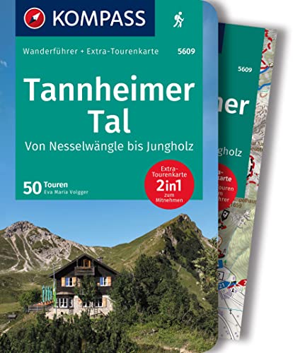 KOMPASS Wanderführer Tannheimer Tal von Nesselwängle bis Jungholz, 50 Touren mit Extra-Tourenkarte: GPS-Daten zum Download von Kompass