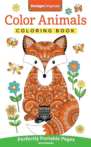 Color Animals Coloring Book: Perfectly Portable Pages (On-the-Go! Coloring Book)